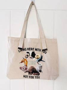 Here With Us Tote Bag